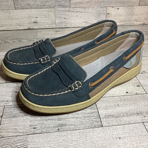 Sperry Top Sider Womens Slip On Boat Shoes Blue Size 6.5 M - Picture 2 of 7